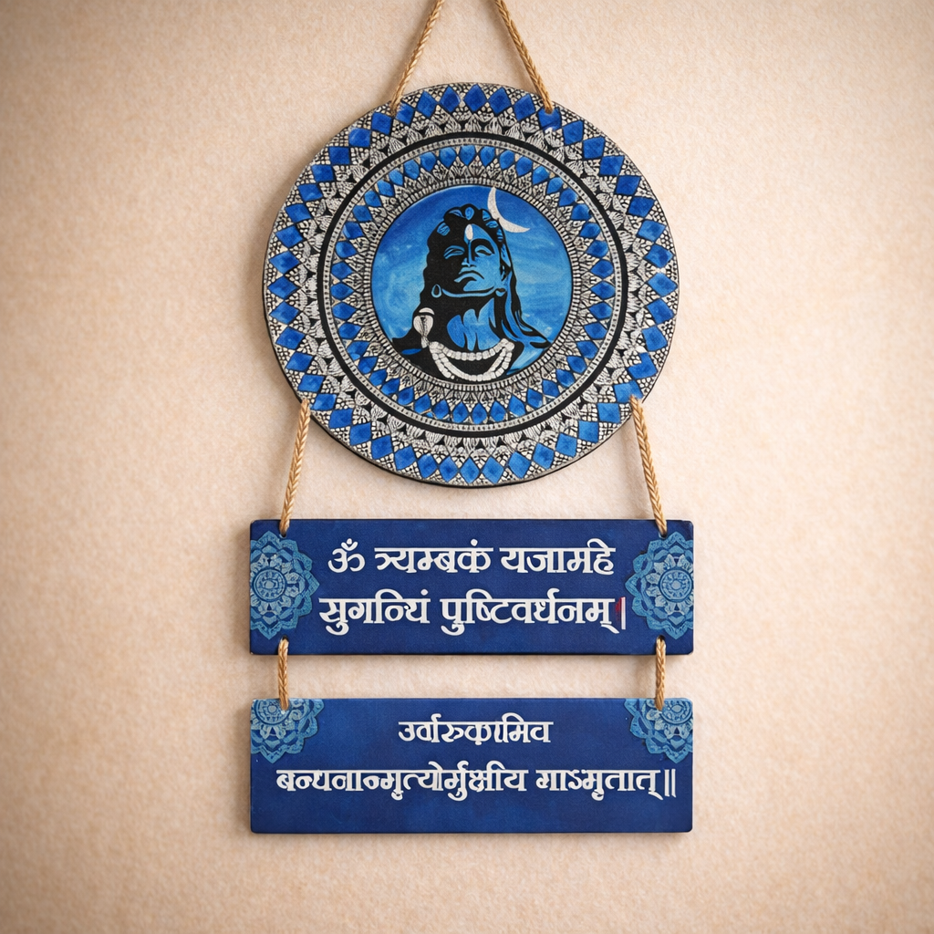 महामृत्युंजय मंत्र  Shivji Wall Hanging