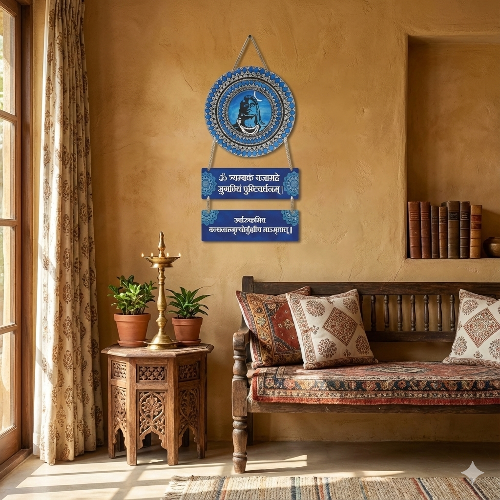 महामृत्युंजय मंत्र  Shivji Wall Hanging